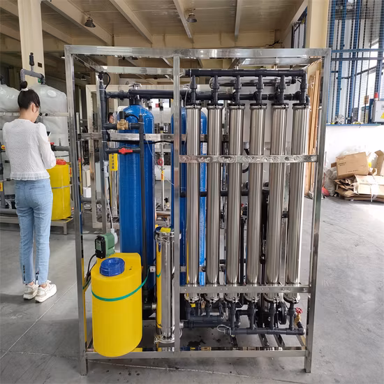 Система очистки RO водяного фильтра обратного осмоса 2000Л/Х промышленная