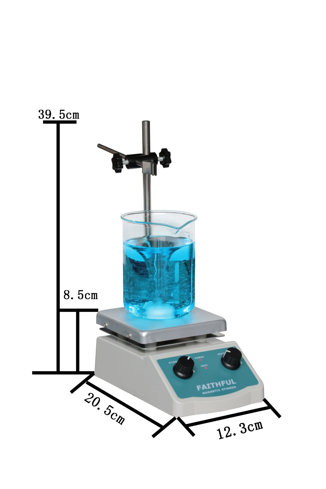 Faithful Hot Plate Stirrer, Lab Stirrer, Heating Plate, Magnetic Stirrer, Aluminum Digital Stirrer